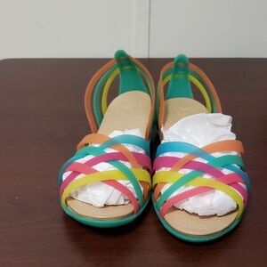 CROCS Huarache Rainbow Flat